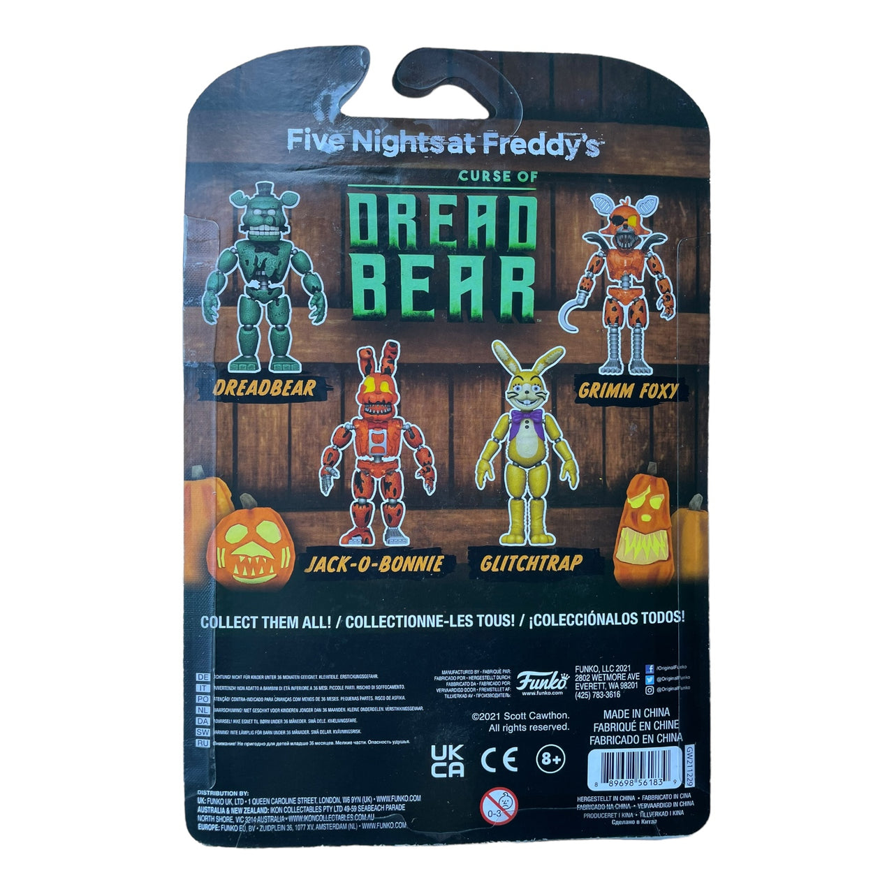 Five Nights at Freddy's Dread Bear Captain Foxy Action Figure Funko