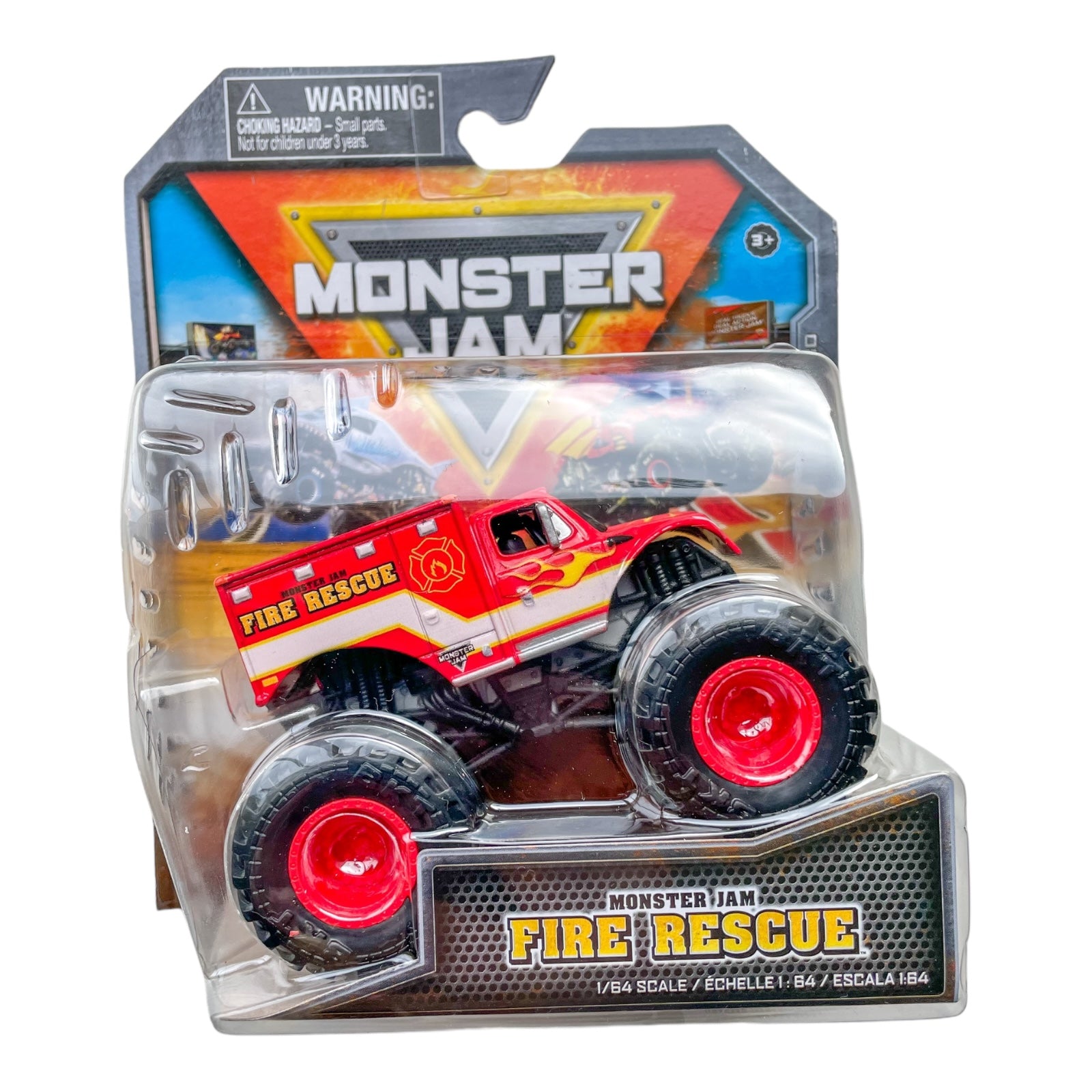 Monster Jam Die-Cast Vehicle 1:64 Scale Fire Rescue Monster Jam