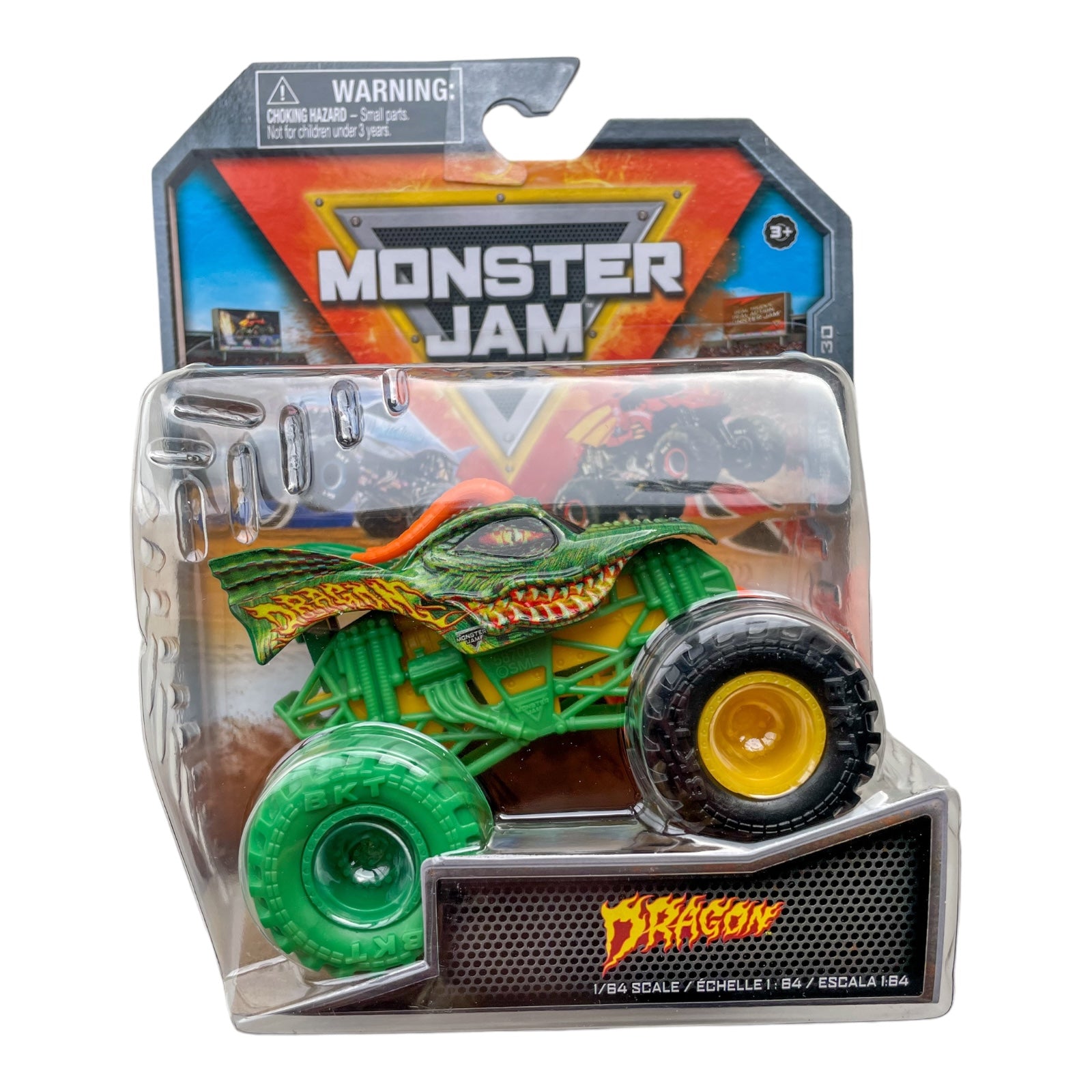 Monster Jam Die-Cast Vehicle 1:64 Scale Dragon Monster Jam
