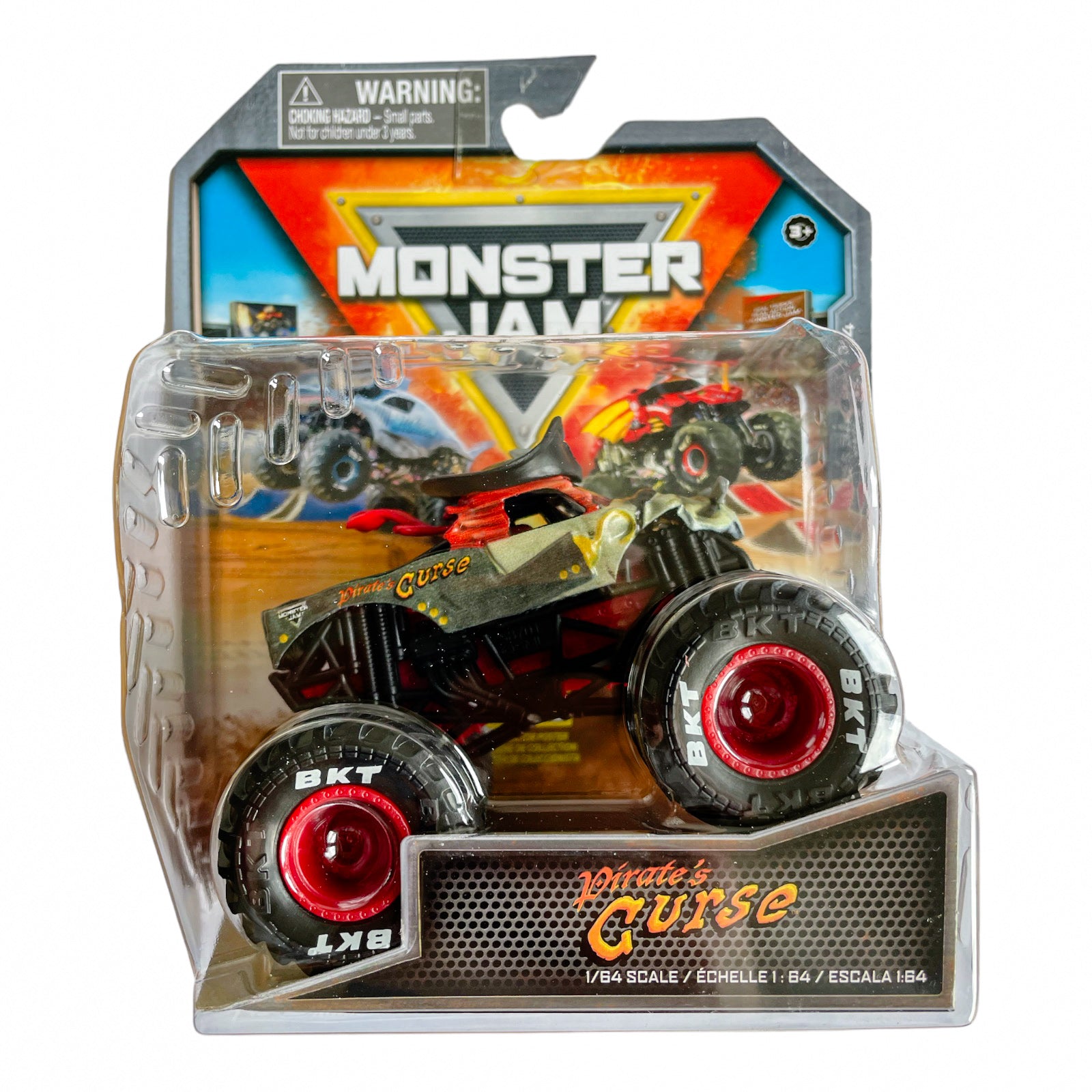 Monster Jam Die-Cast Vehicle 1:64 Scale Pirate's Curse Monster Jam