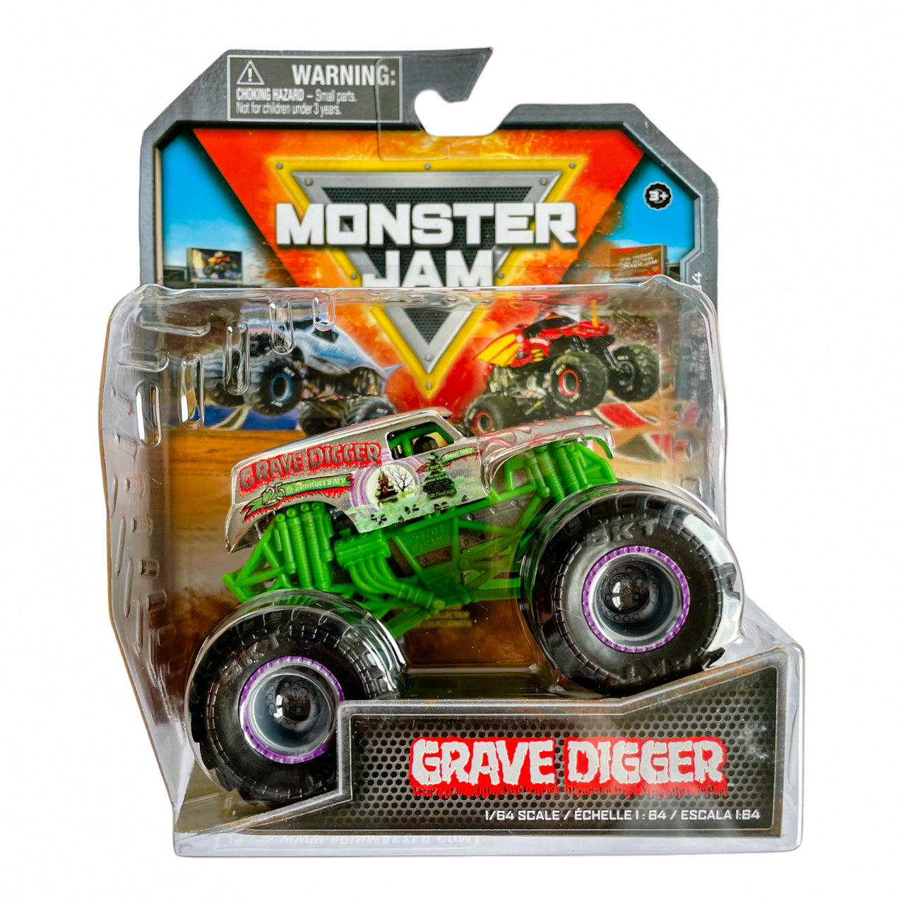 Monster Jam Die-Cast Vehicle 1:64 Scale Grave Digger Monster Jam