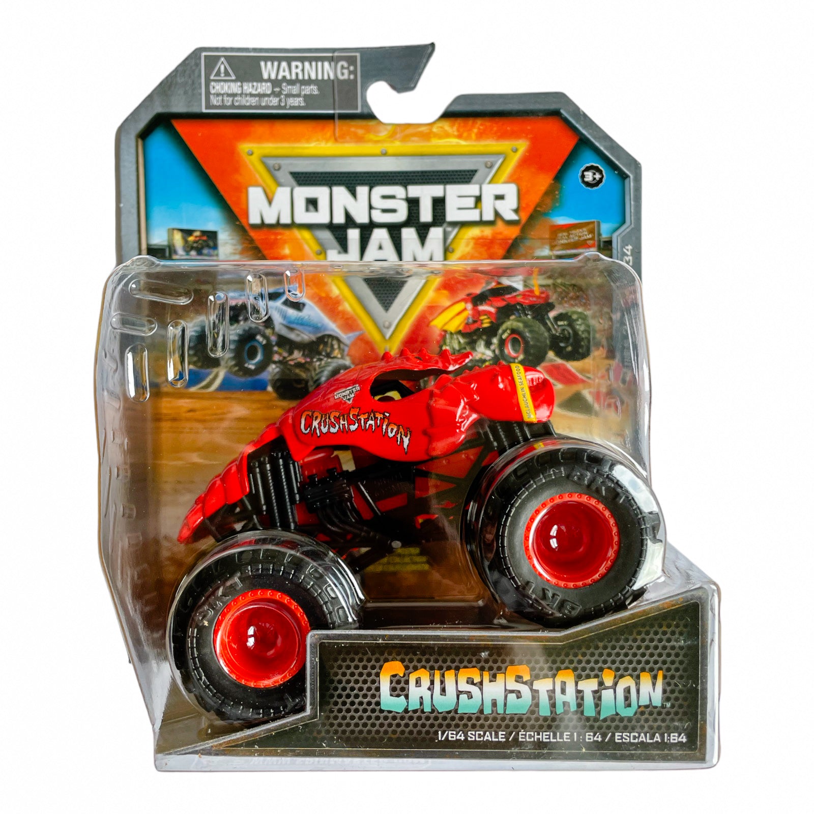 Monster Jam Die-Cast Vehicle 1:64 Scale Crushstation Monster Jam