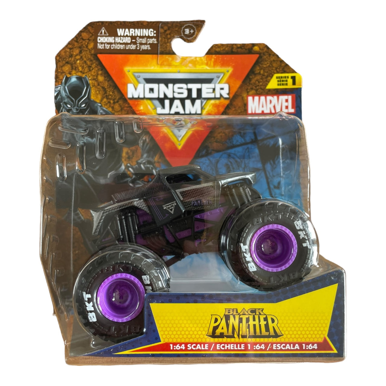 Monster Jam 1:64 Marvel Die Cast Truck Assorted Designs Monster Jam