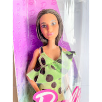 Thumbnail for Barbie Fashionista Doll 200 - Brunette with Polka Dot Romper Barbie