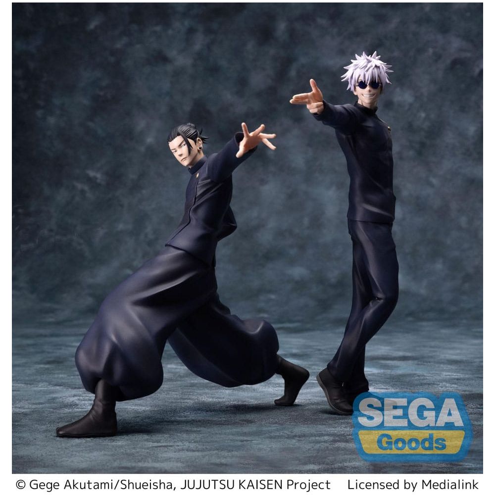 Jujutsu Kaisen Luminasta PVC Statue Kaigyoku/Gyokusetsu "Satoru Gojo" Strong Duo 20 cm Sega Goods