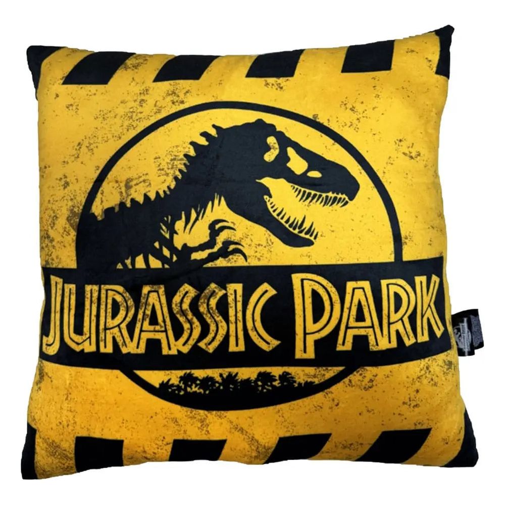 Jurassic Park Pillow Caution Logo 45 cm SD Toys