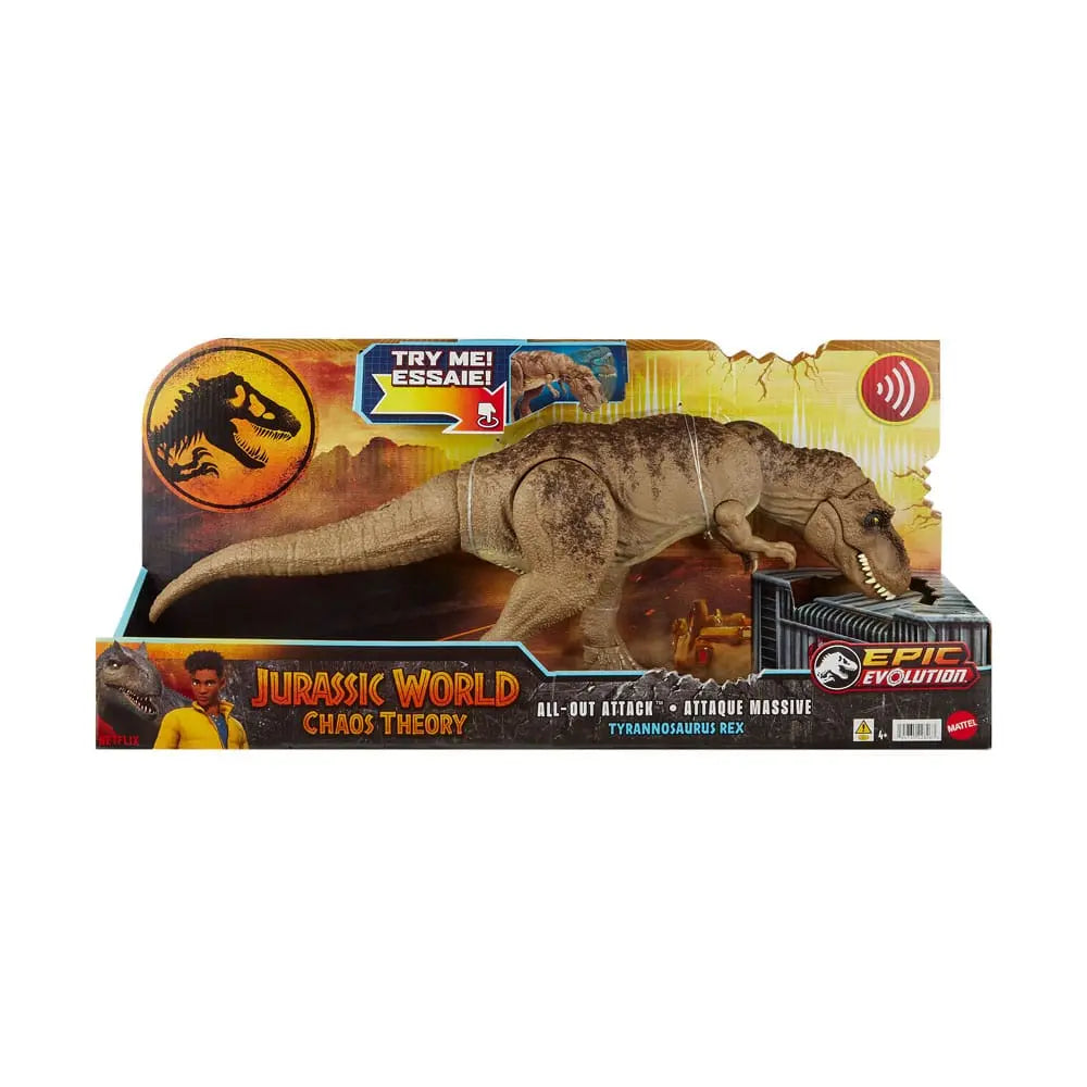 Jurassic World Epic Evolution Action Figure All-Out Attack Tyrannosaurus Rex Jurassic World