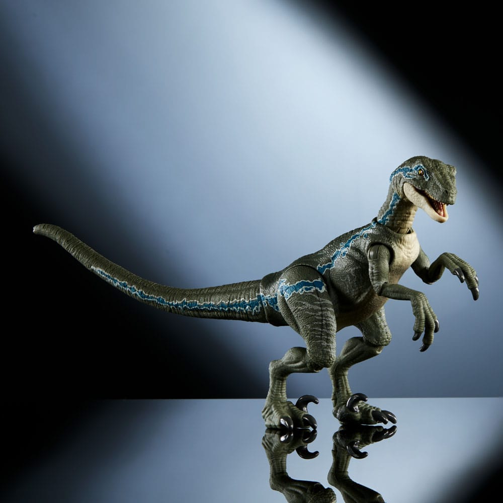 Jurassic Park Hammond Collection Action Figure Velociraptor Blue Jurassic World
