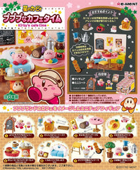 Thumbnail for Kirby Mini Figures 6 cm Kirby's Café Time Display Blind Box Full Set 8 Pack