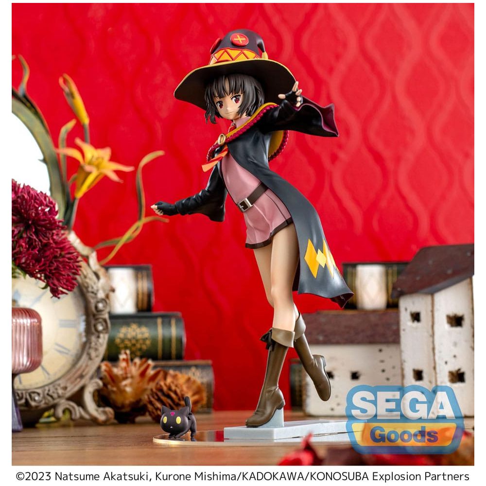 Konosuba - An Explosion on This Wonderful World! Series Luminasta PVC Statue Megumin with Chomusuke 22 cm Sega Goods