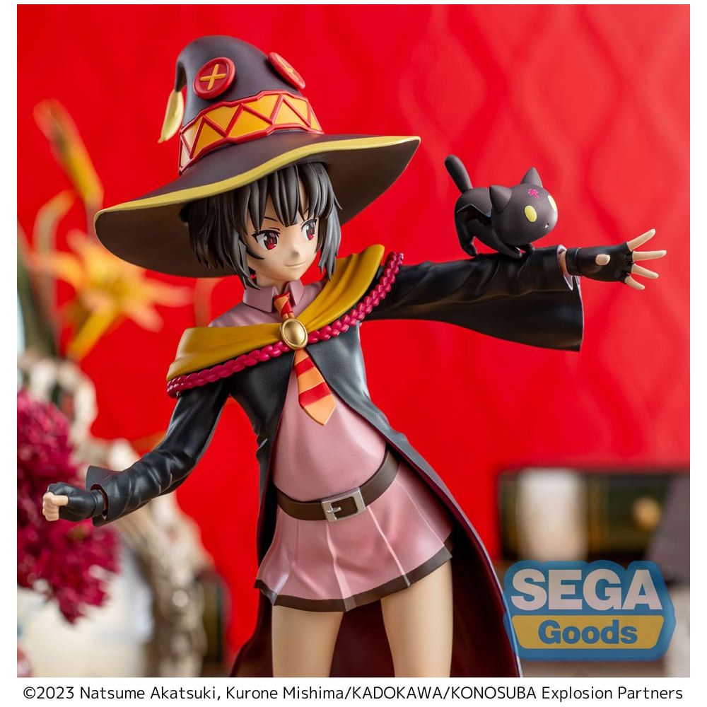 Konosuba - An Explosion on This Wonderful World! Series Luminasta PVC Statue Megumin with Chomusuke 22 cm Sega Goods