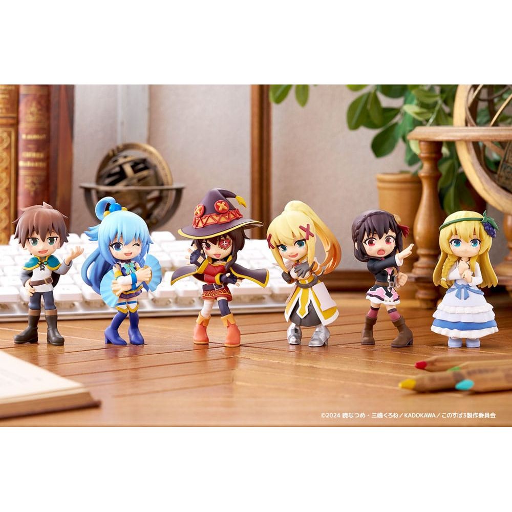 Konosuba: God's Blessing on This Wonderful World!3 PVC Figures 9 cm 6 Pack Bushiroad