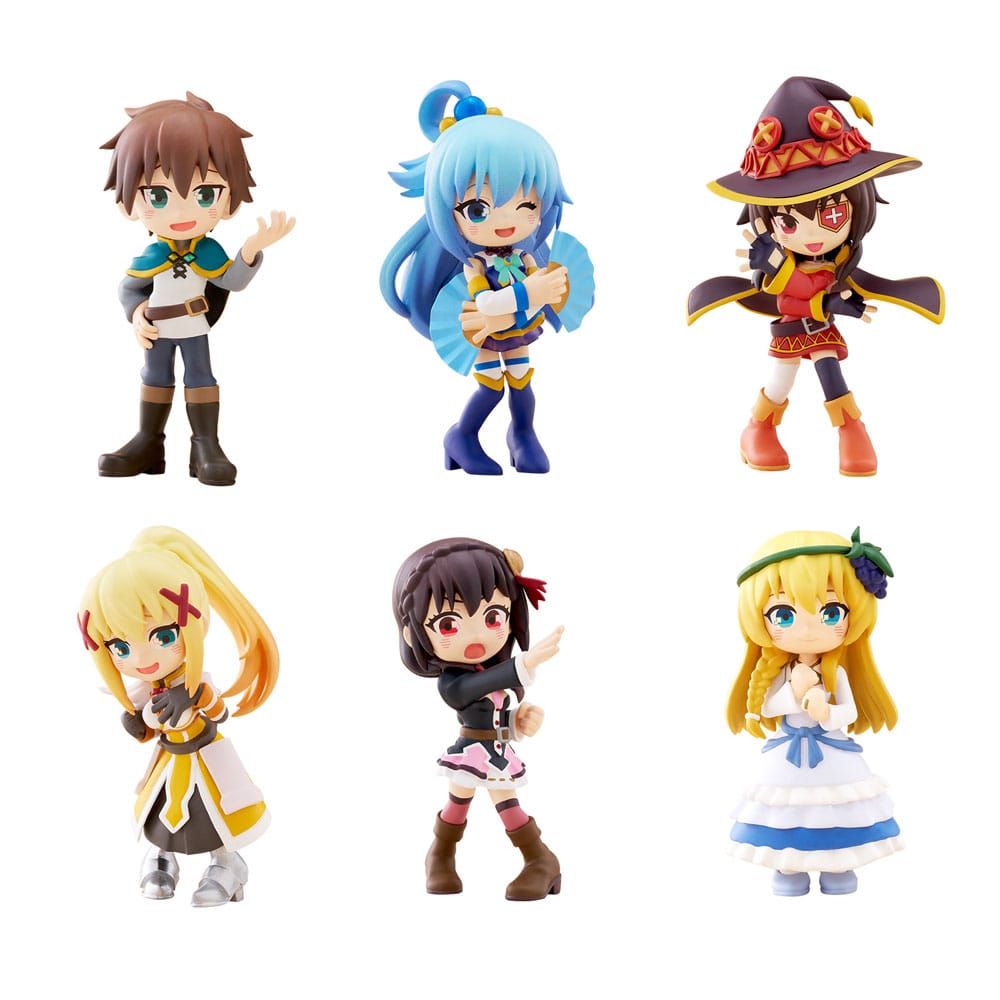 Konosuba: God's Blessing on This Wonderful World!3 PVC Figures 9 cm 6 Pack Bushiroad