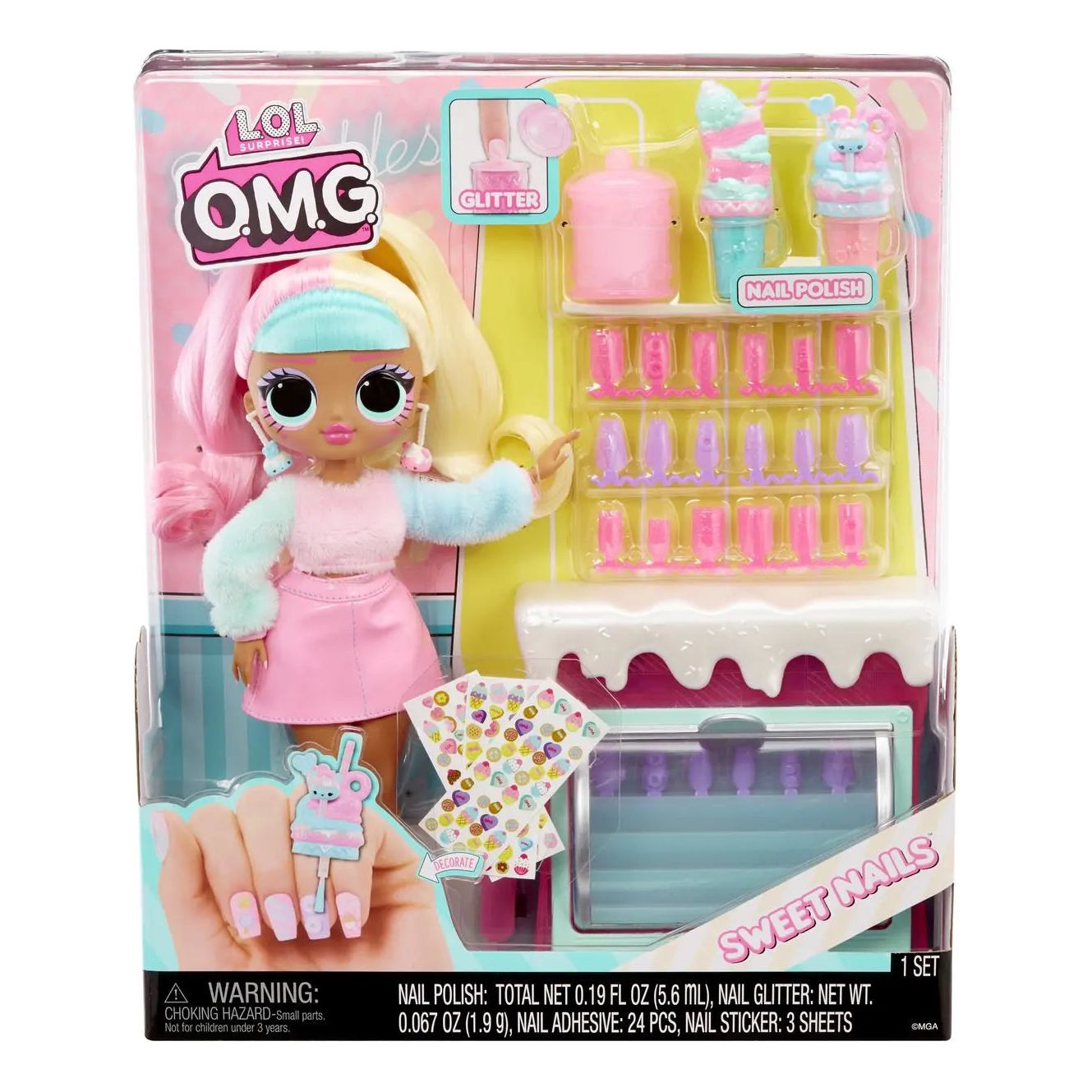 L.O.L Surprise OMG Sweet Nails Candylicious Doll LOL Surprise