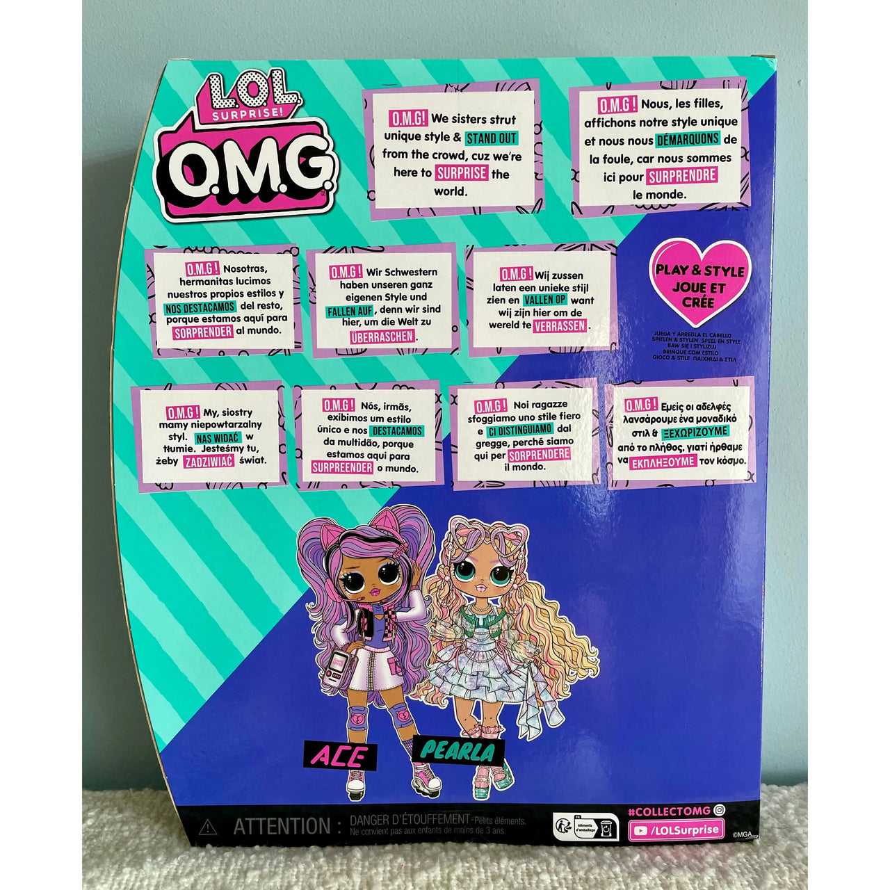 L.O.L. Surprise! OMG Ace Fashion Doll LOL Surprise