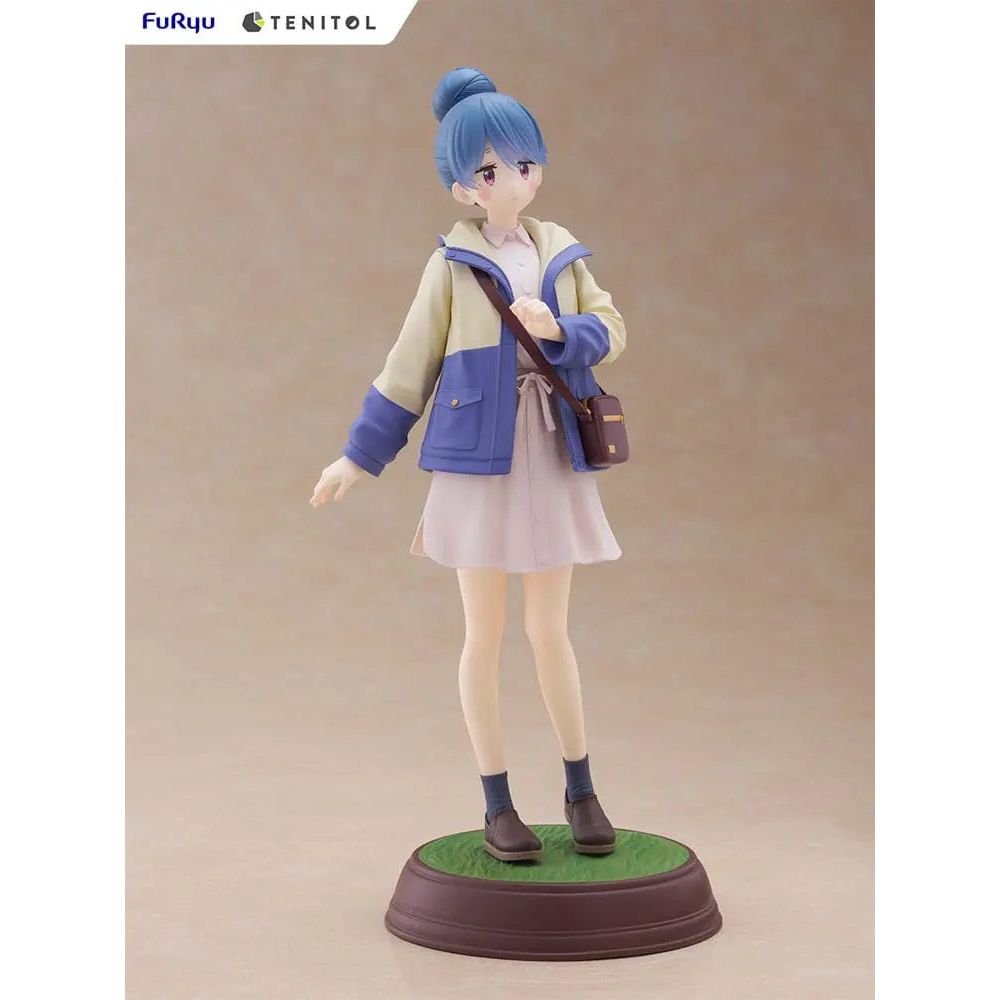 Laid-Back Camp Tenitol PVC Statue Rin Shima 23 cm Furyu