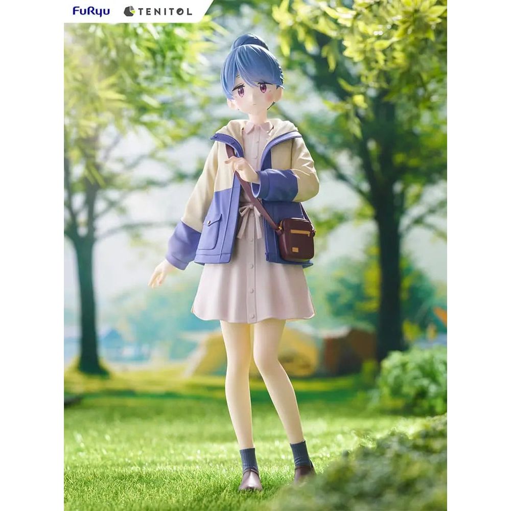 Laid-Back Camp Tenitol PVC Statue Rin Shima 23 cm Furyu