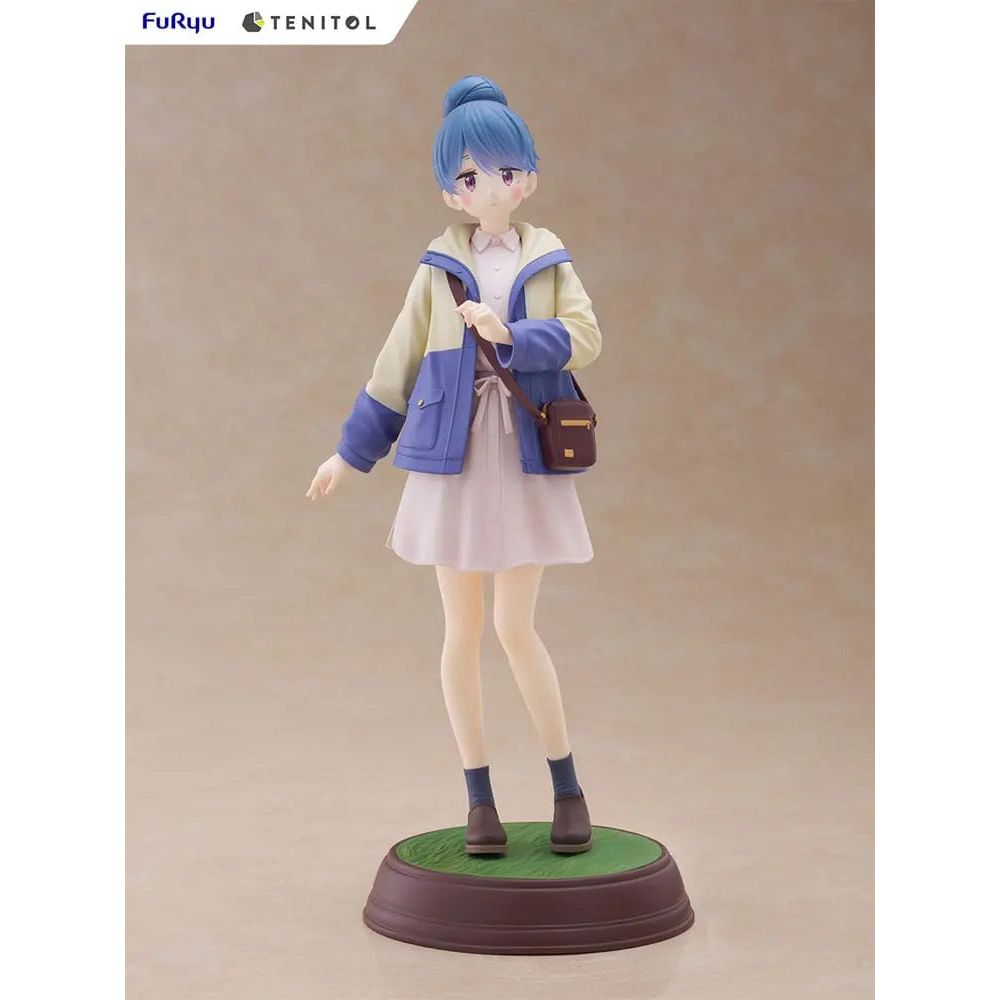 Laid-Back Camp Tenitol PVC Statue Rin Shima 23 cm Furyu