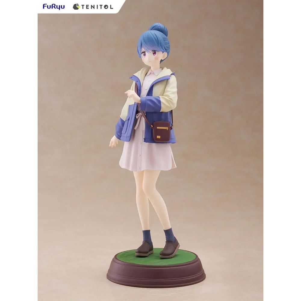 Laid-Back Camp Tenitol PVC Statue Rin Shima 23 cm Furyu