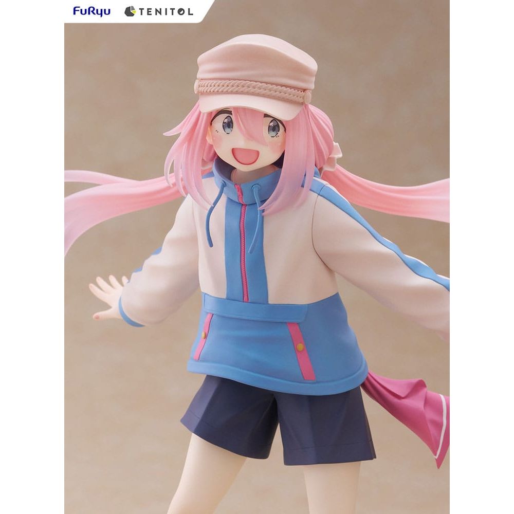 Laid-Back Camp Tenitol PVC Statue Nadeshiko Kagamihara 22 cm Furyu