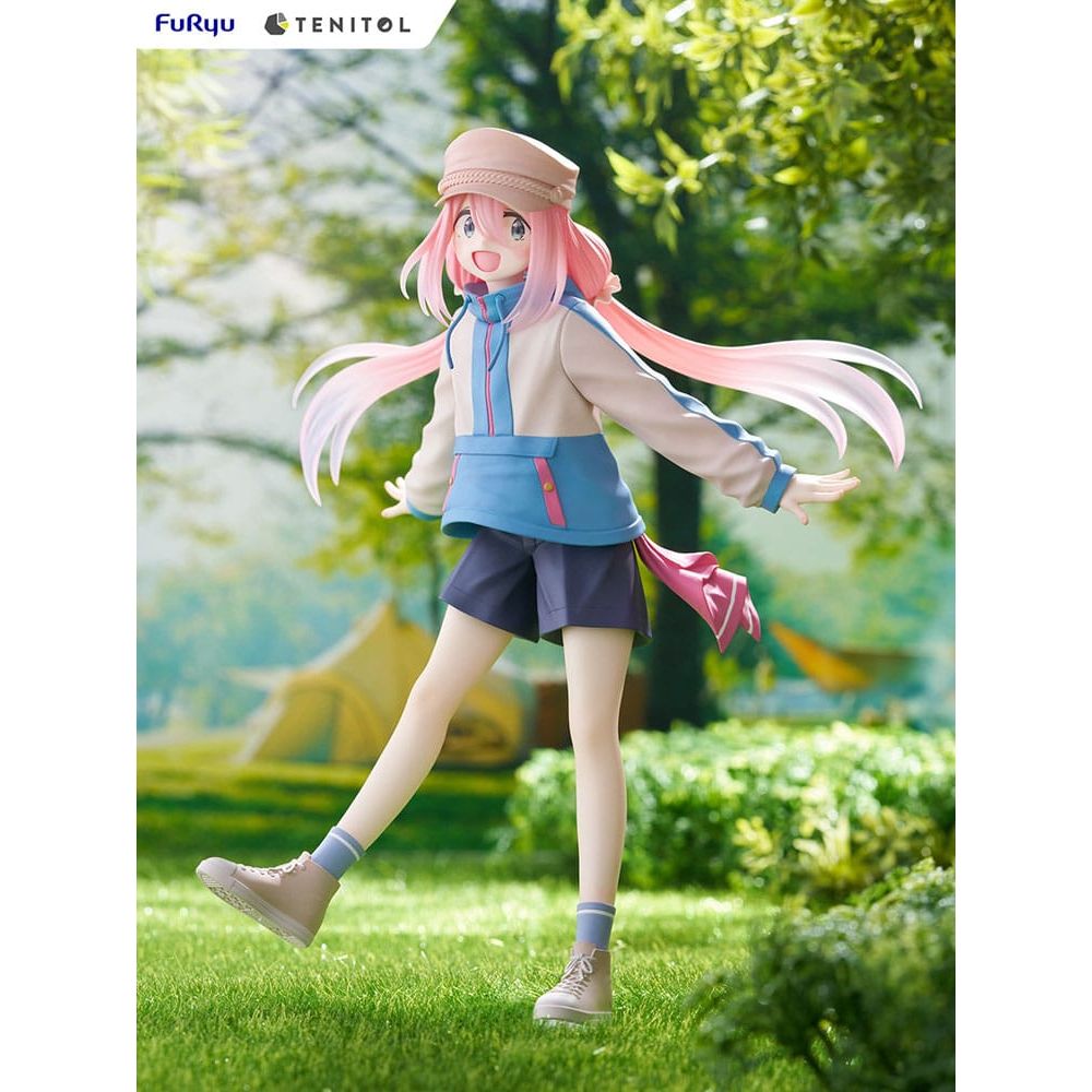 Laid-Back Camp Tenitol PVC Statue Nadeshiko Kagamihara 22 cm Furyu