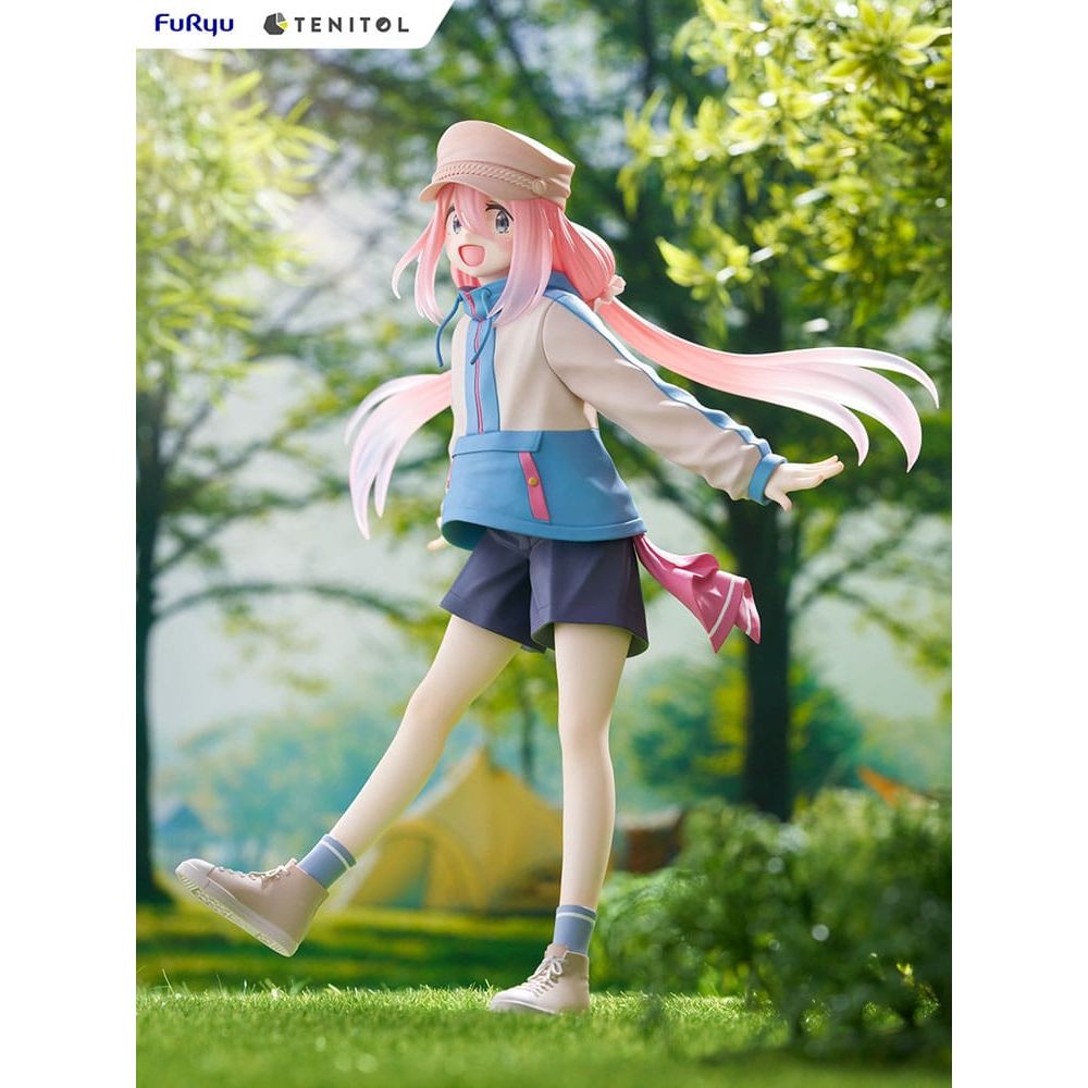 Laid-Back Camp Tenitol PVC Statue Nadeshiko Kagamihara 22 cm Furyu