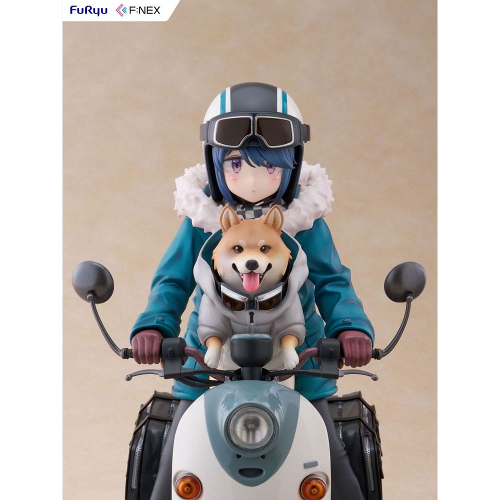 Laid Back Camp F:NEX PVC Statue 1/7 Rin Shima 20 cm Furyu