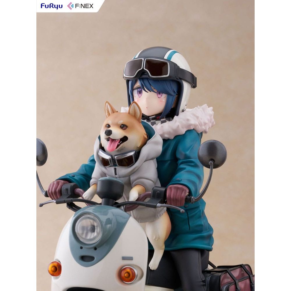 Laid Back Camp F:NEX PVC Statue 1/7 Rin Shima 20 cm Furyu