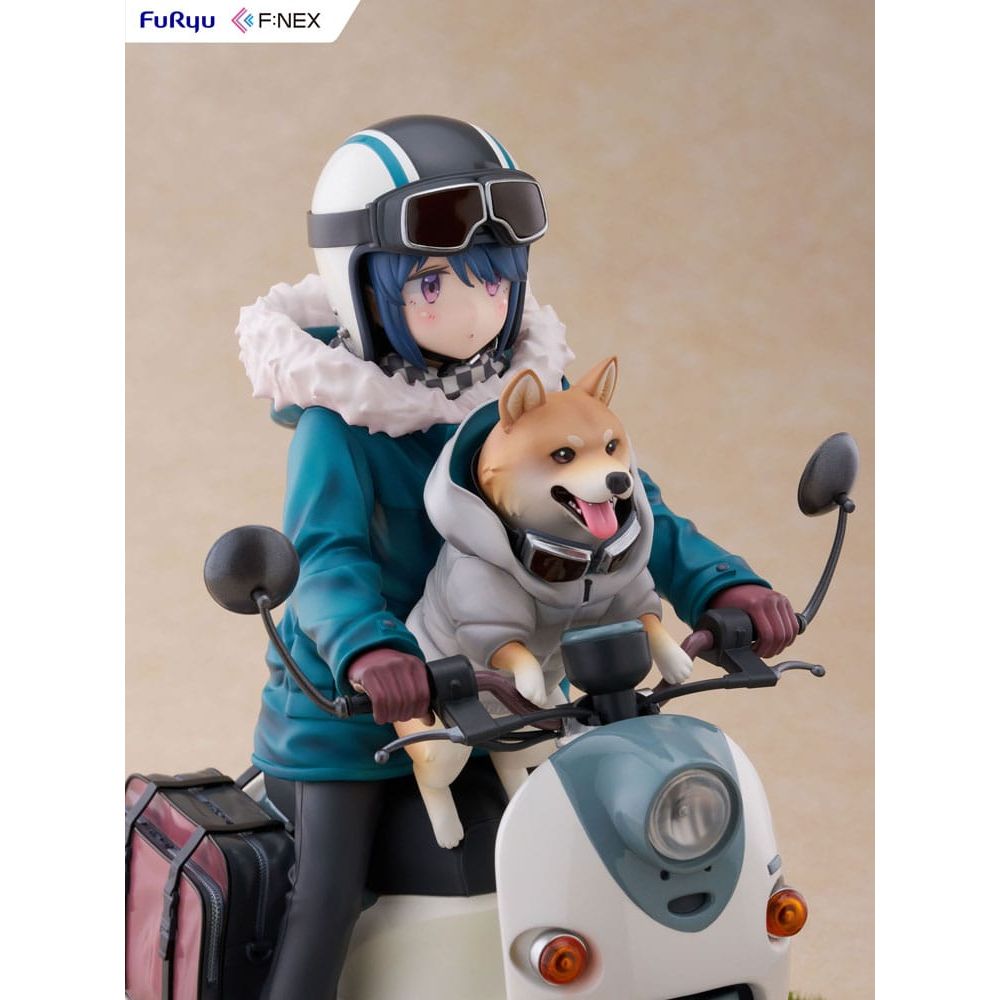 Laid Back Camp F:NEX PVC Statue 1/7 Rin Shima 20 cm Furyu