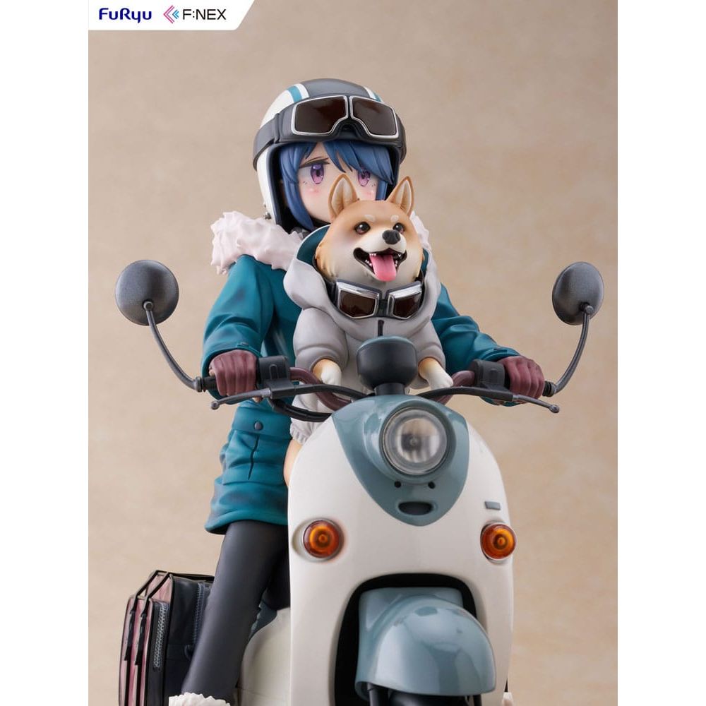 Laid Back Camp F:NEX PVC Statue 1/7 Rin Shima 20 cm Furyu