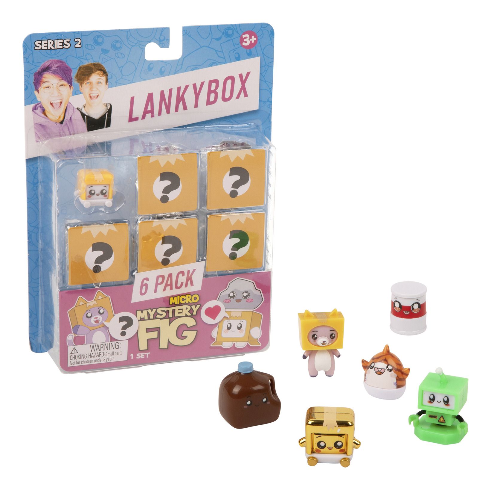 Lankybox Micro Figure 6 Pack Lankybox