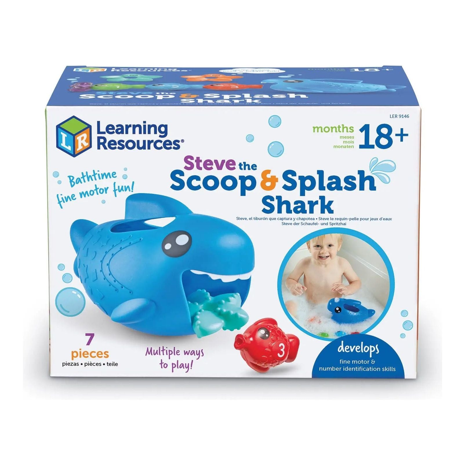 Learning Resources Steve the Scoop and Splash Shark Learning Resources