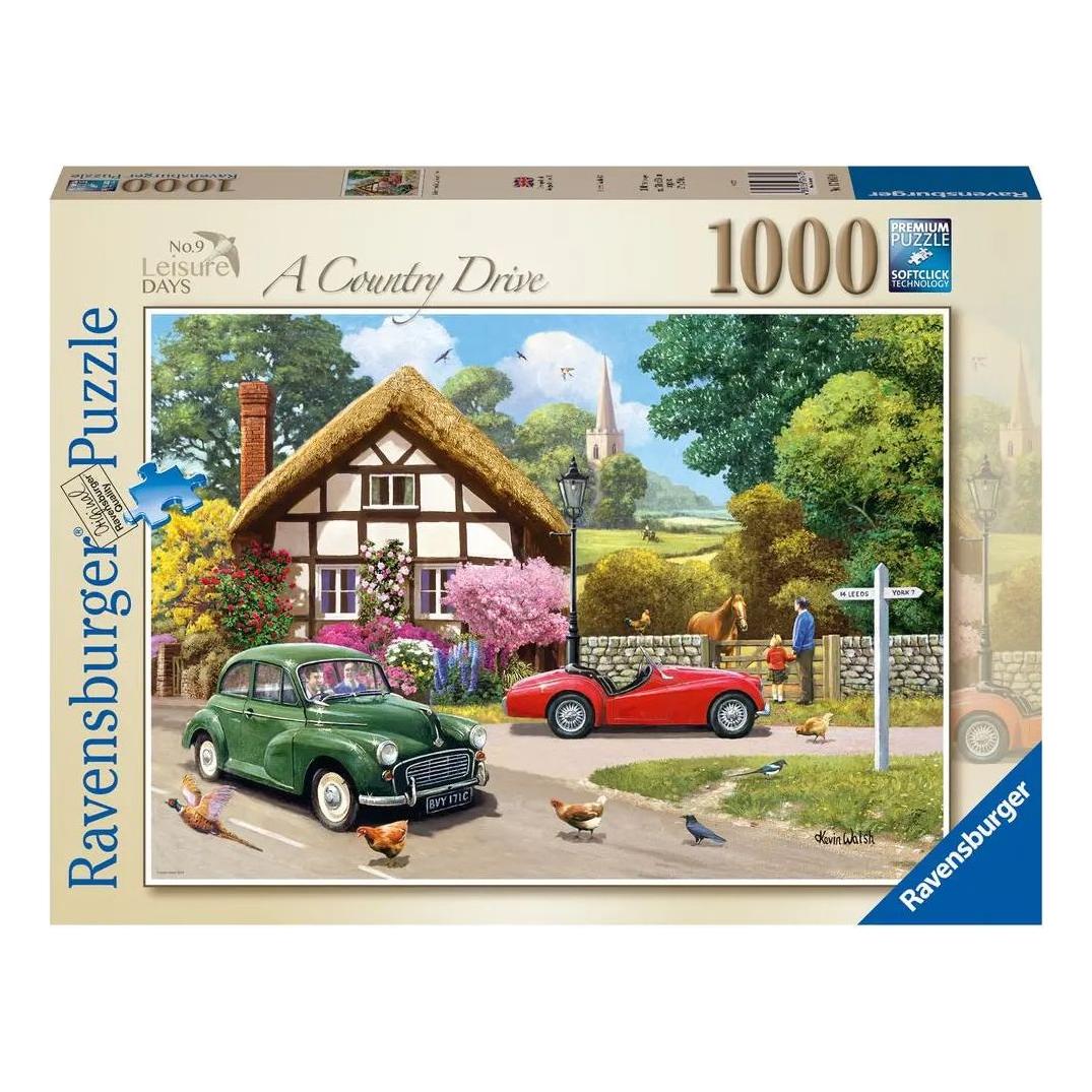 Leisure Days No.9 A Country Drive 1000 Piece Jigsaw Puzzle Ravensburger