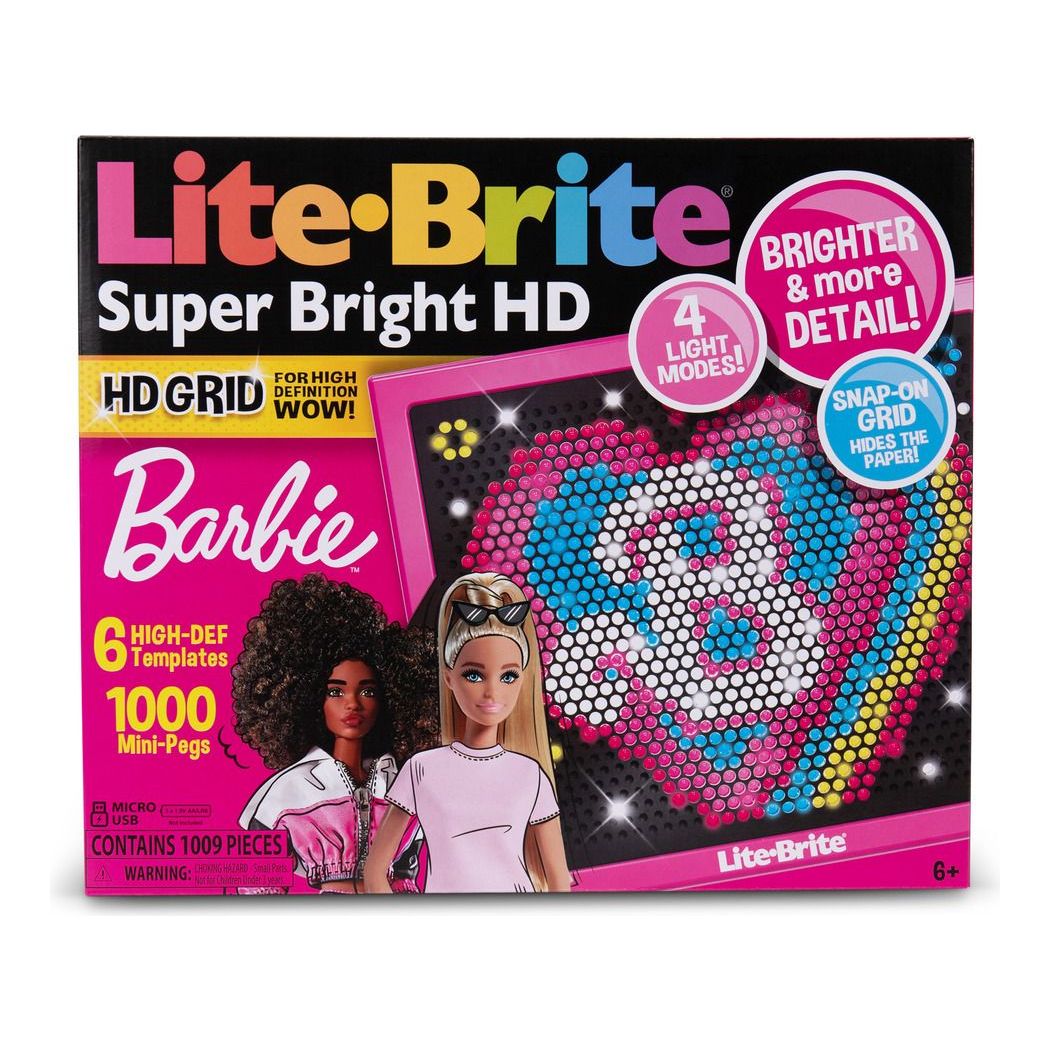 Lite Brite Super Bright Barbie Lite Brite