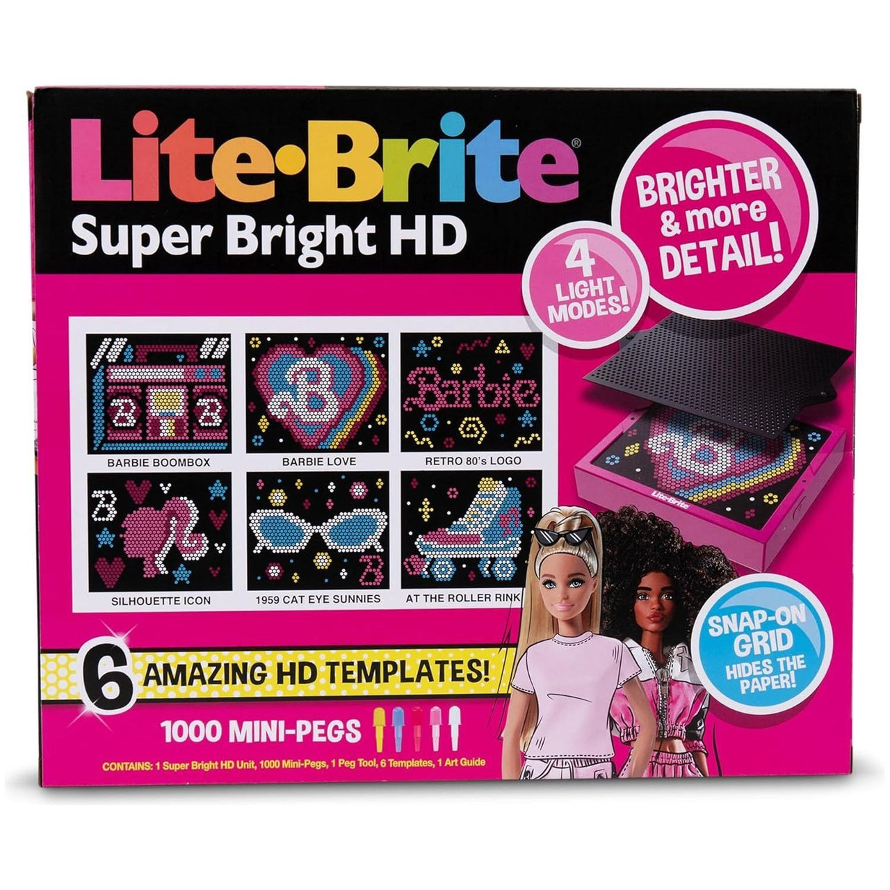 Lite Brite Super Bright Barbie Lite Brite
