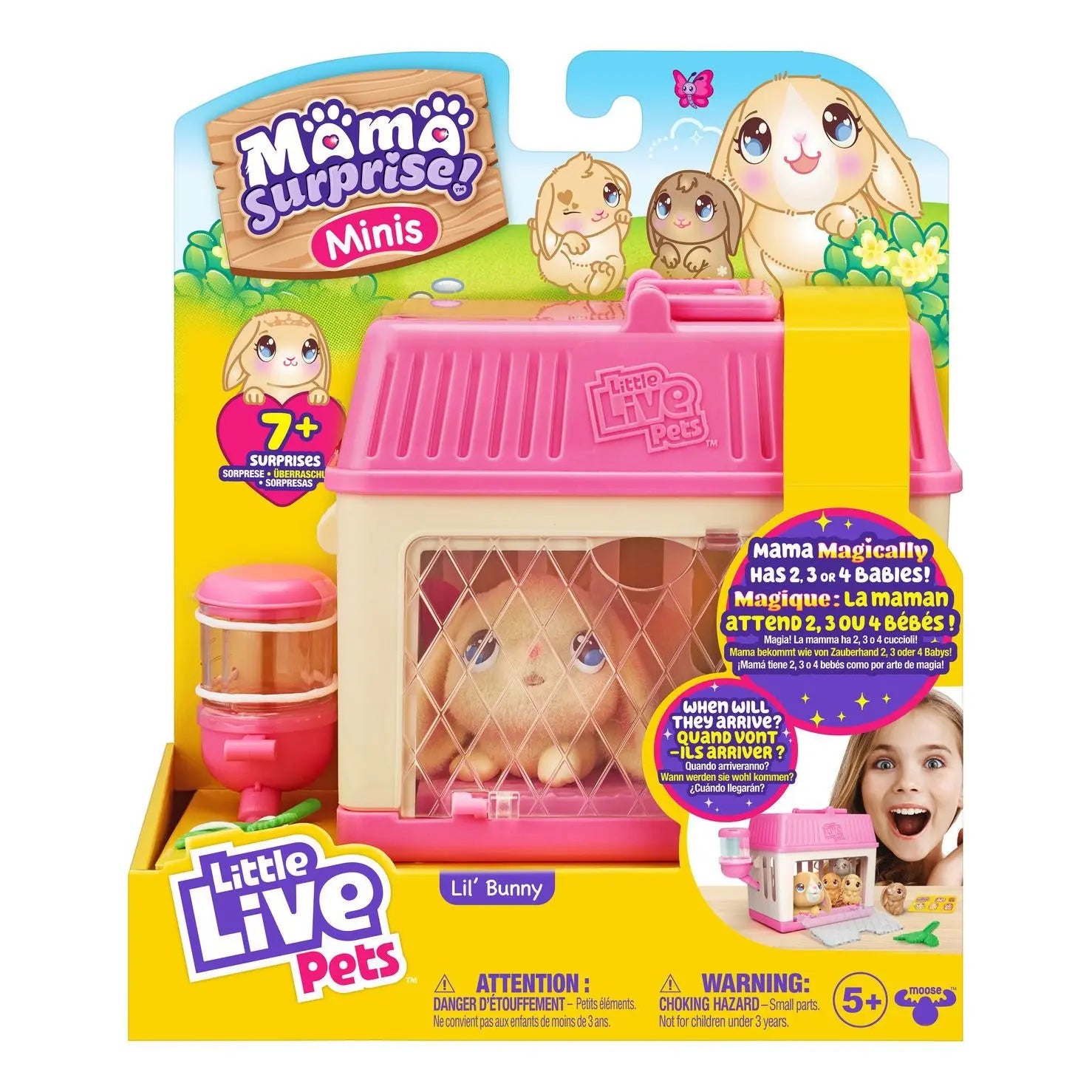 Little Live Pets Mama Surprise Minis Lil Bunny Playset Little Live Pets