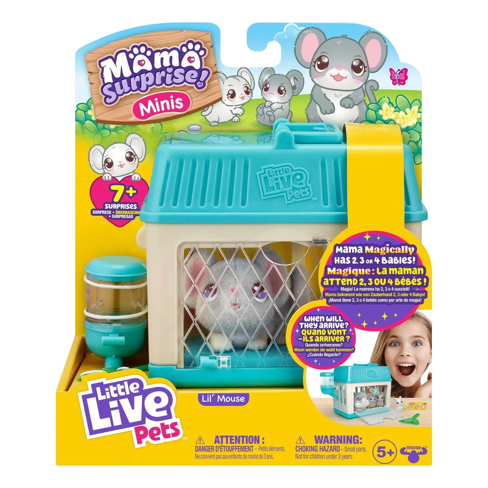 Little Live Pets Mama Surprise Minis Lil Mouse Playset Little Live Pets