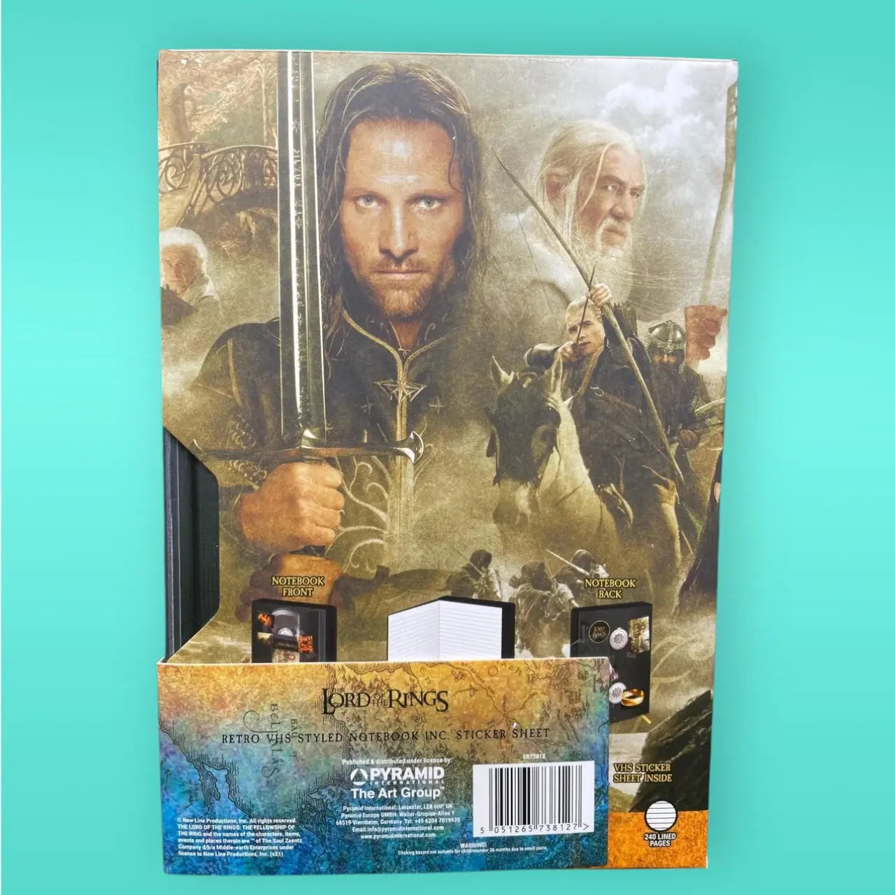 Lord of the Rings (VHS) A5 Premium Notebook Pyramid International