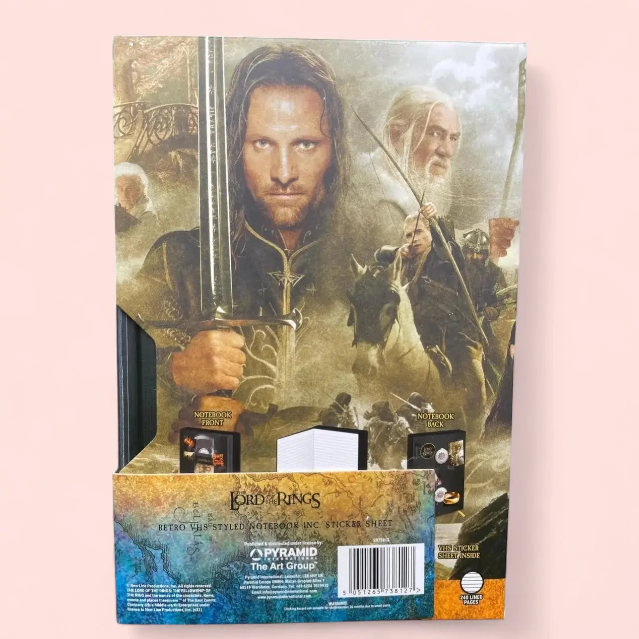 Lord of the Rings (VHS) A5 Premium Notebook Pyramid International