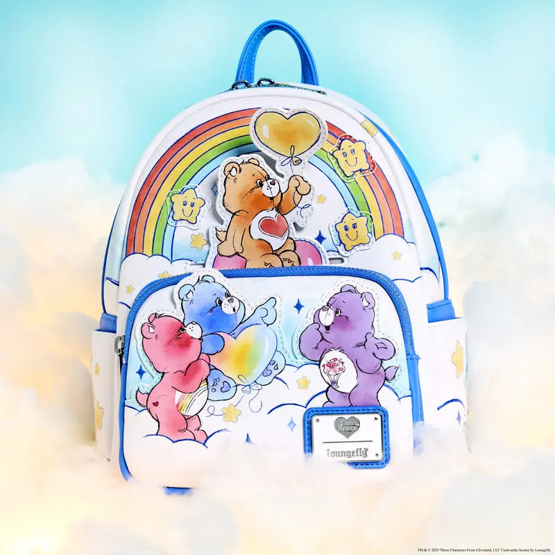 Loungefly Care Bears Care-A-Lot Rainbow Mini Backpack Loungefly