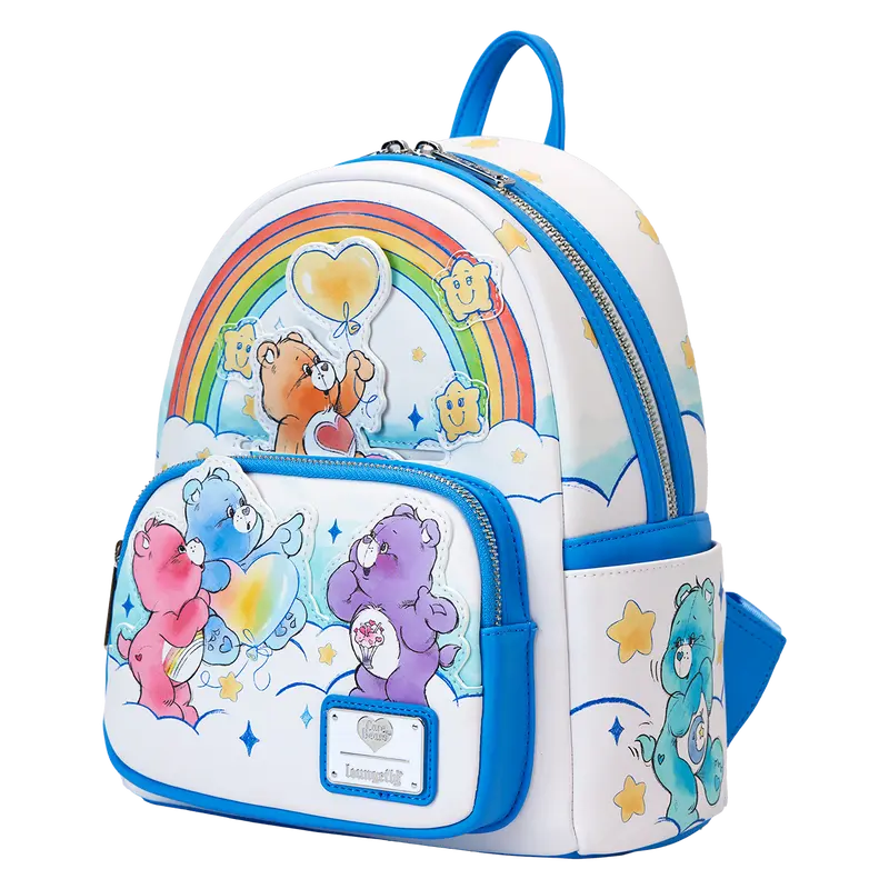 Loungefly Care Bears Care-A-Lot Rainbow Mini Backpack Loungefly