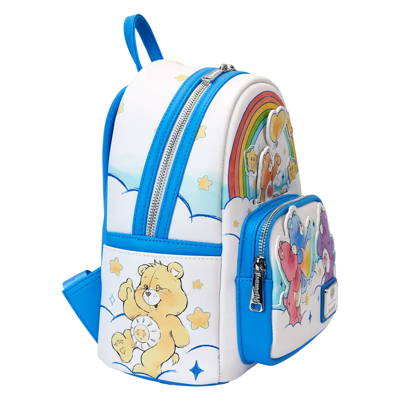 Loungefly Care Bears Care-A-Lot Rainbow Mini Backpack Loungefly