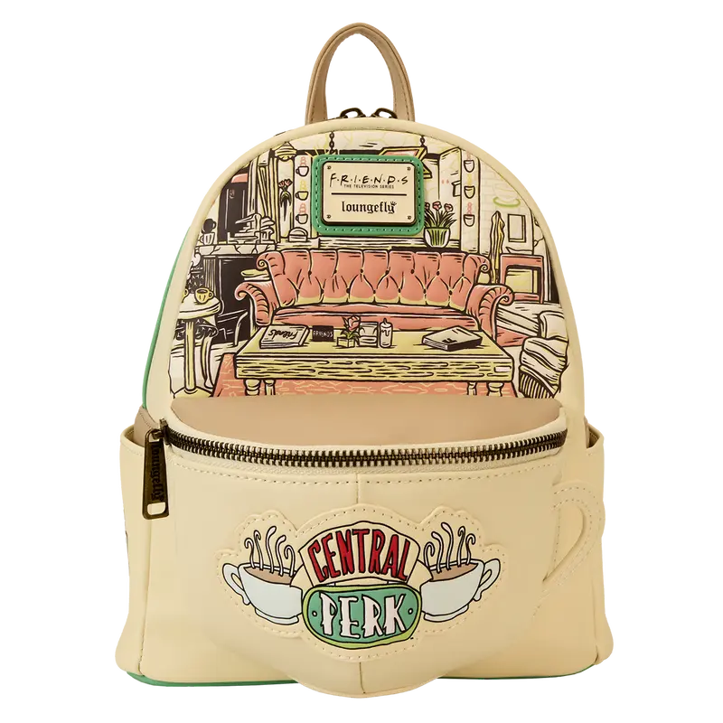 Loungefly Friends Central Perk Domed Coffee Mug Scented Mini Backpack Loungefly