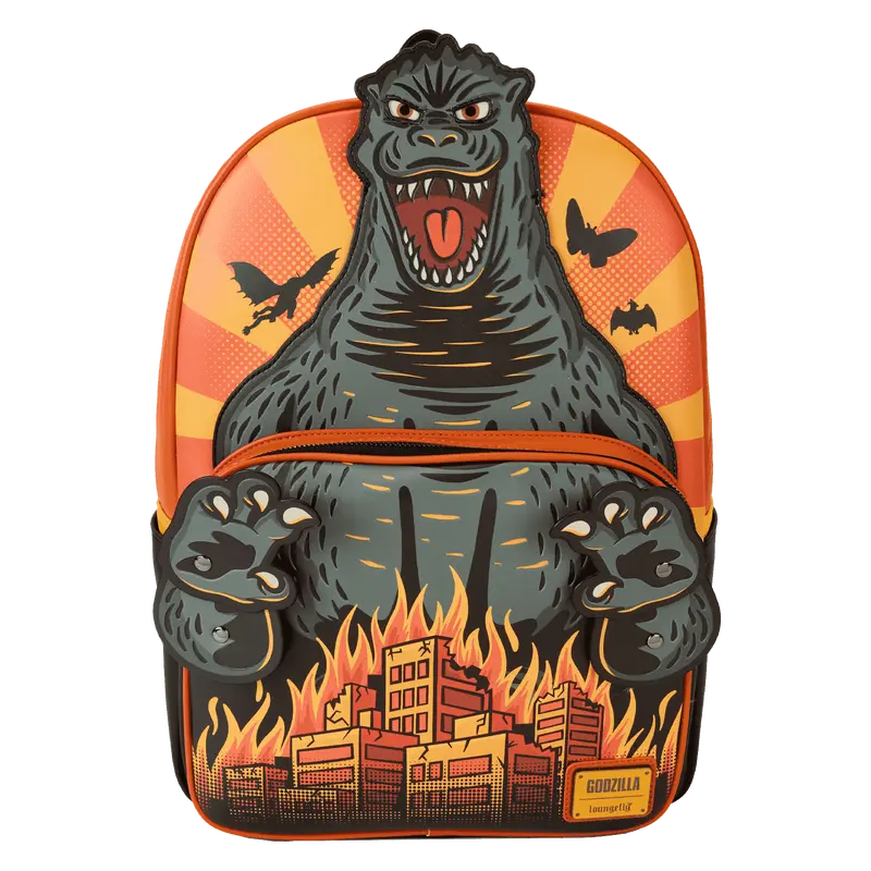 Loungefly Godzilla Attack Full-Size Backpack Loungefly