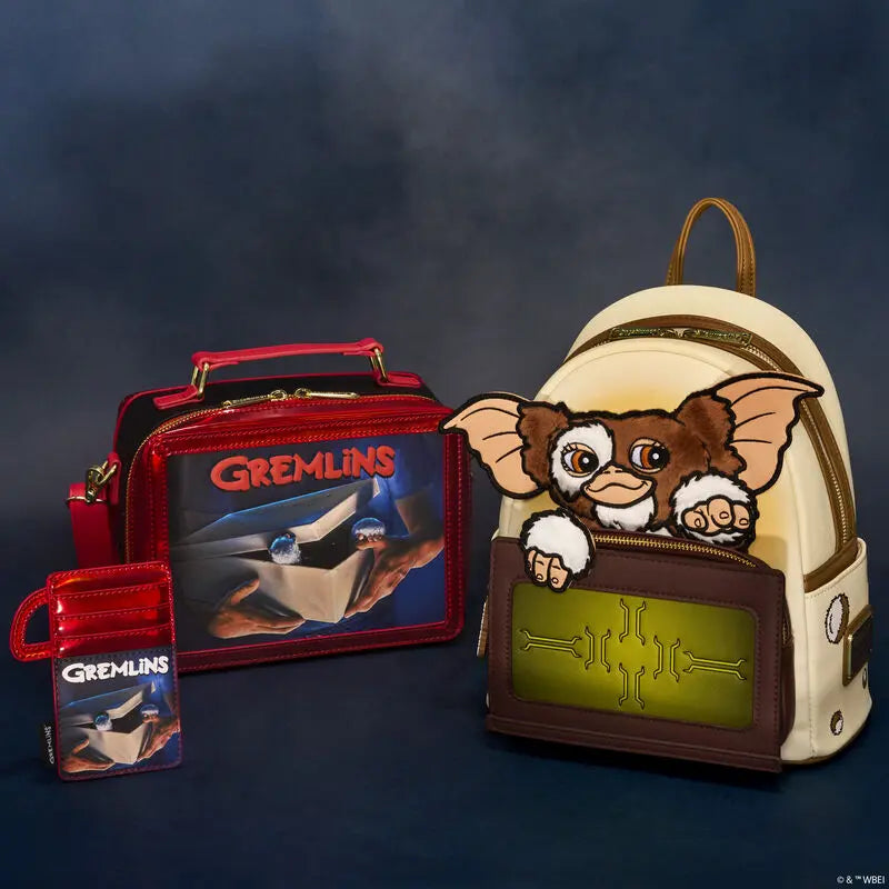 Loungefly Gremlins 40th Anniversary Gizmo Mogwai Box Mini Backpack Loungefly