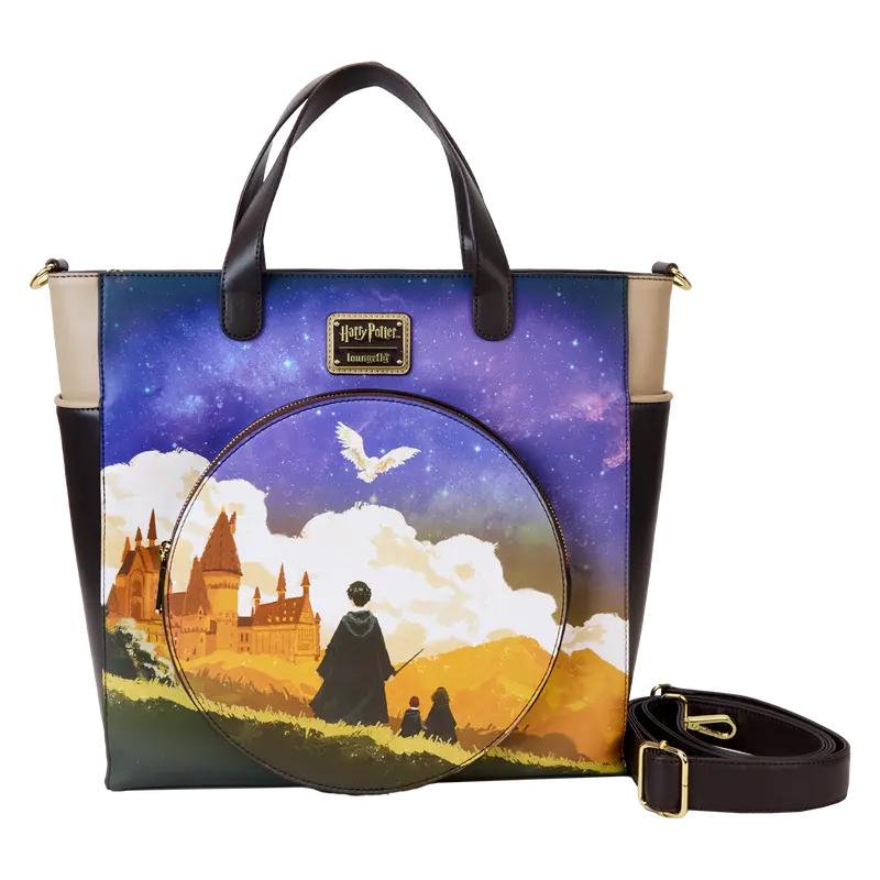 Loungefly Harry Potter Hogwarts Starry Sky Convertible Backpack & Tote Bag Loungefly