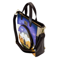 Thumbnail for Loungefly Harry Potter Hogwarts Starry Sky Convertible Backpack & Tote Bag Loungefly