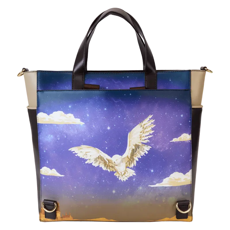 Loungefly Harry Potter Hogwarts Starry Sky Convertible Backpack & Tote Bag Loungefly