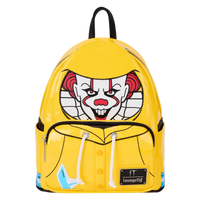 Thumbnail for Loungefly It Pennywise Raincoat Cosplay Glow Mini Backpack Loungefly