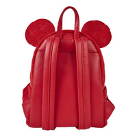 Thumbnail for Loungefly - Mickey Ears Burnout Mini Backpack